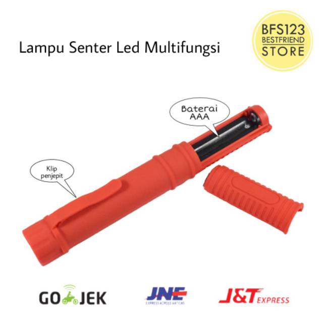 Senter LED Magnet COB 250 Lumens - Senter Emergency