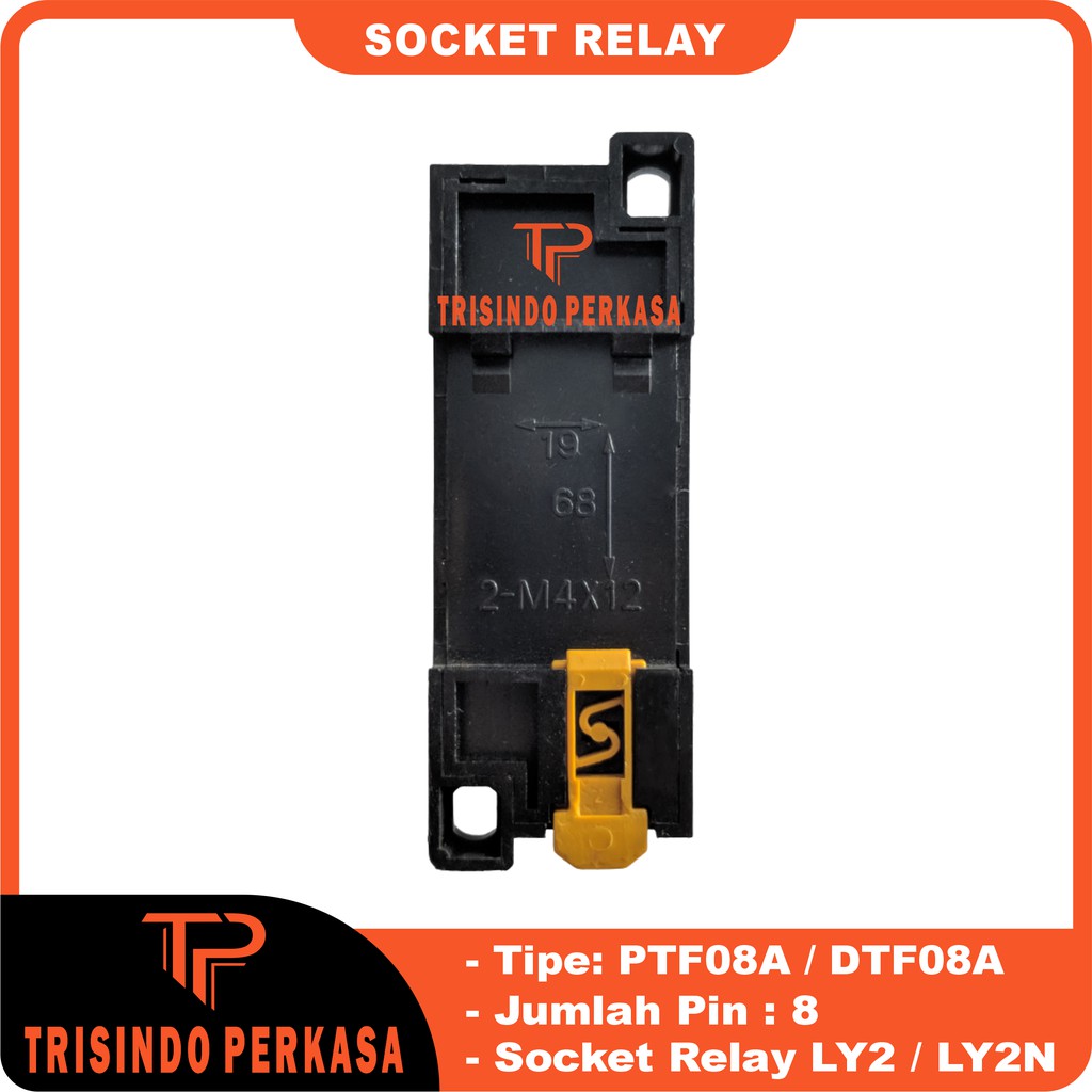 SOCKET RELAY LY2/LY2N PTF 083A 08A 8pin