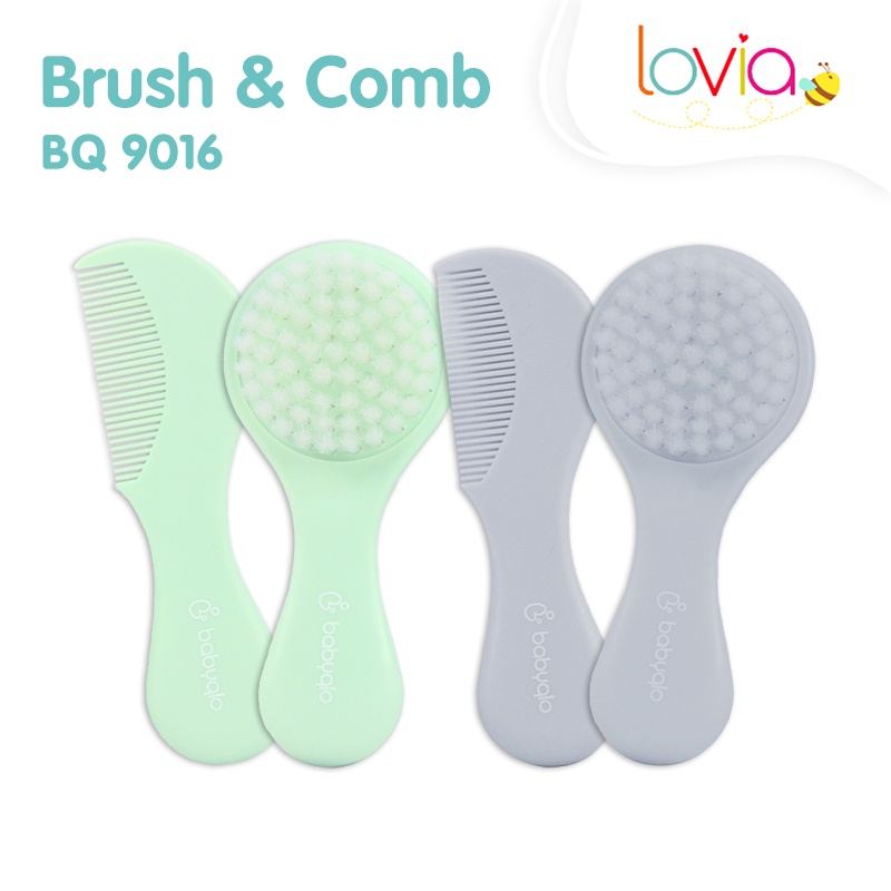 Babyqlo Sikat &amp; Sisir Bayi / Brush &amp; Comb - Bq 9016