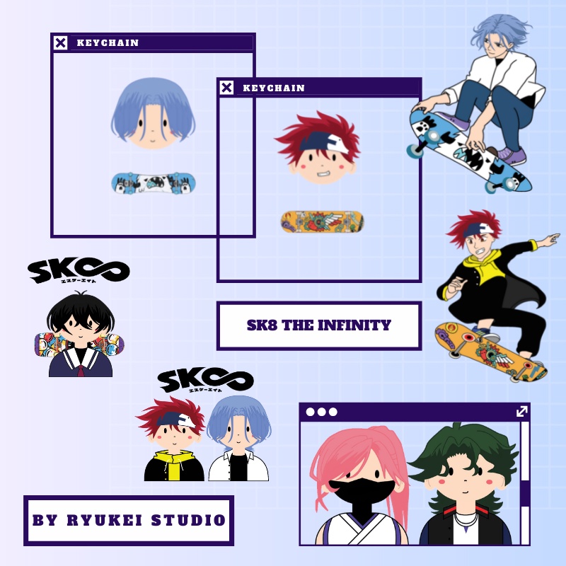 SK8 The Infinity - Keychain [LAST STOCK]