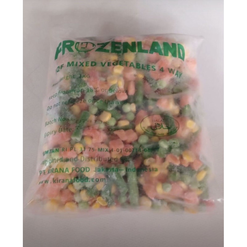 

FROZENLAND MIX VEGETABLE