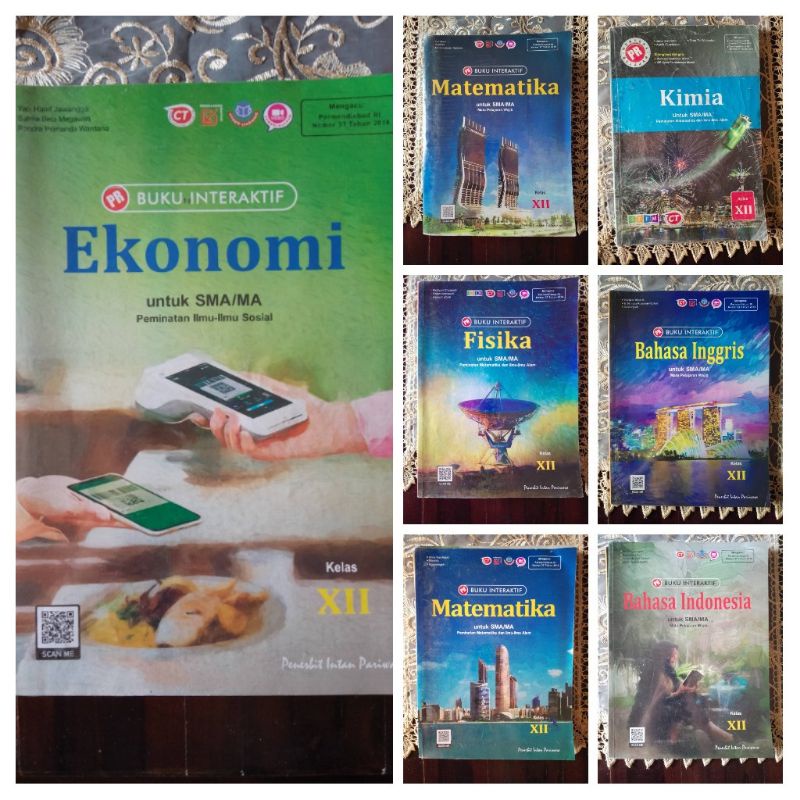 Buku PR/LKS Intan Pariwara Kelas 12 thn 2021 (bekas/preloved)