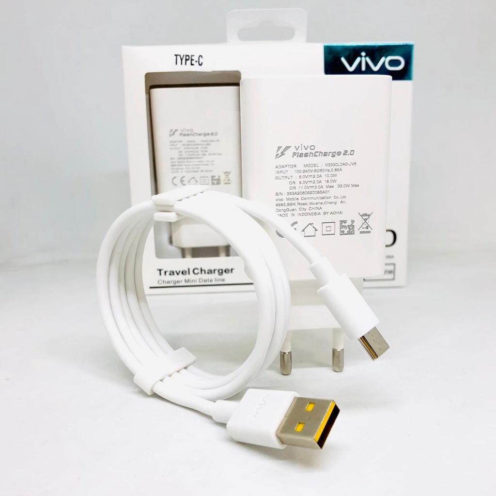 MINIGO Charger Vivo X70 Super Flash Charge MICRO USB &amp; TYPE C Original