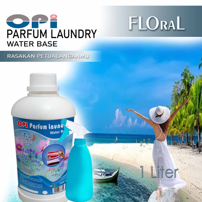 Parfum Laundry 1 Liter Water Base Floral dan lainnya New Formula sudah ada izin edar resmi by Oke sabun suplayer