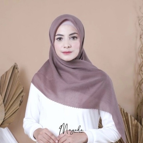 SEGI EMPAT WAFFLE PREMIUM | VOAL WAFLE LASER CUT | KERUDUNG MOTIF TERBARU MEWAH TAPI MURAH