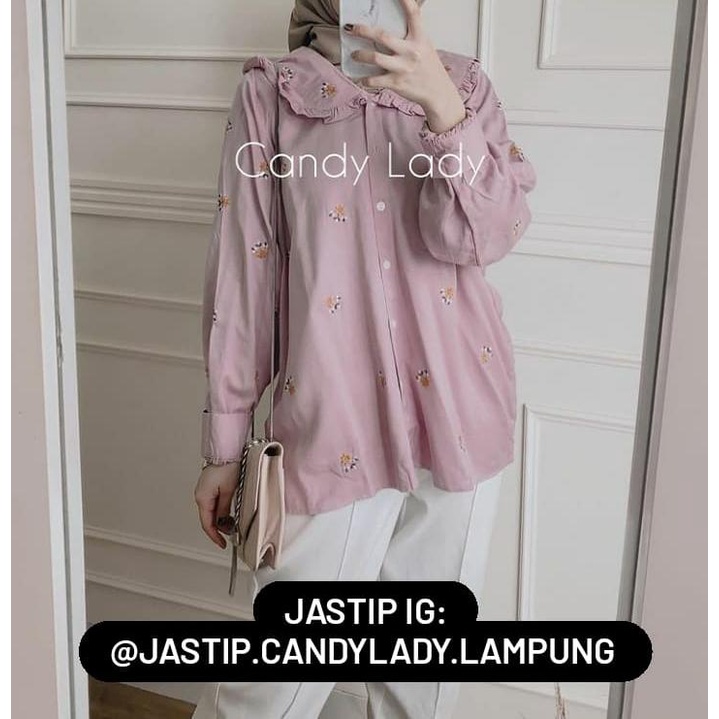 Bordira Peterpan Blouse Candy Lady