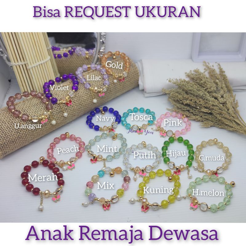 Gelang tangan Butterfly Kc Gold