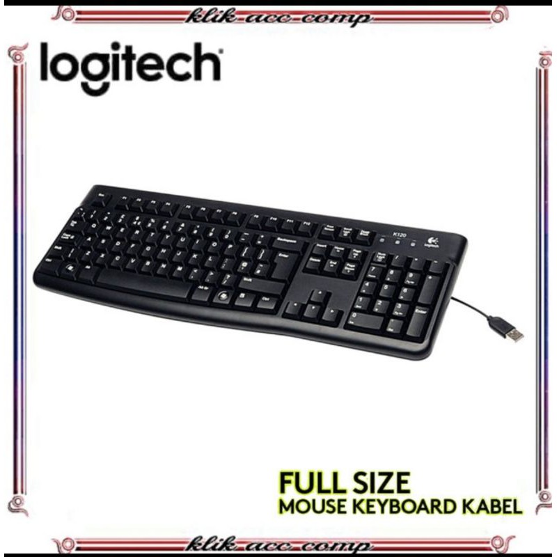 Logitech Combo MK120, Keyboard + Mouse./keyboard mouse logitech kabel.