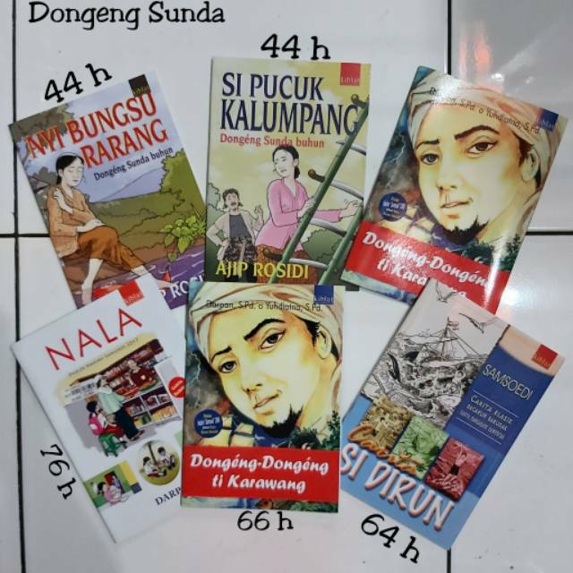 Buku Cerita Sunda / Novel Sunda Putri Ayu Kabandang Ku Kuda Ulin Nyi Saringking - Dongeng Sunda