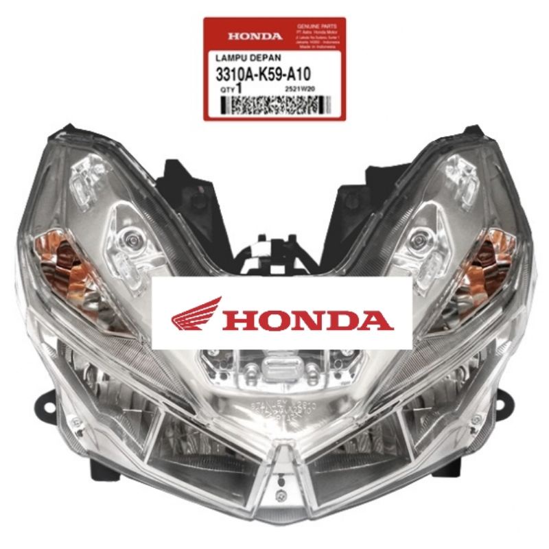 3310A-K59-A10 lampu depan reflector assy vario 125 led vario 150 led tahun 2015-2017 asli honda