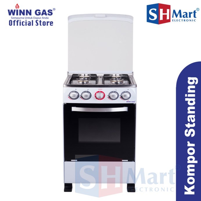 KOMPOR GAS FREE STANDING WINNGAS W-5050A OVEN API ATAS (MEDAN)