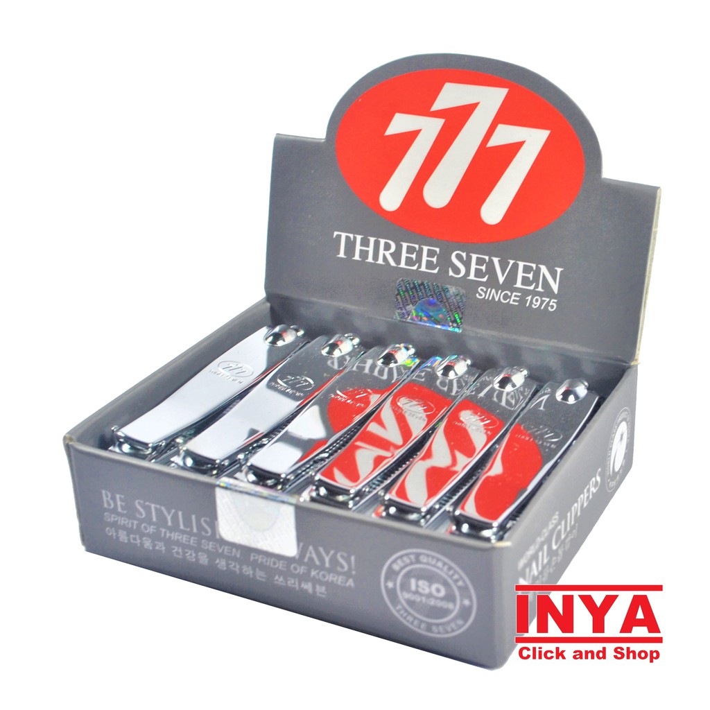 GUNTING KUKU 777 N-608 ORIGINAL - MADE IN KOREA STAINLESS NAIL CLIPPER - BOX isi 12 pcs