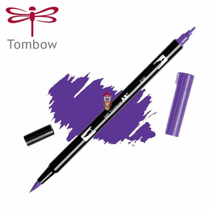 

(BISA COD) Terbaik Dual brush pen Tombow Art Marker ABT 636 Imperial Purple Murah BERGARANSI Kode 1170