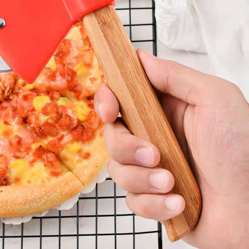 Pisau Pemotong Pizza Roll Model Kapak Axe Knife Stainless Steel