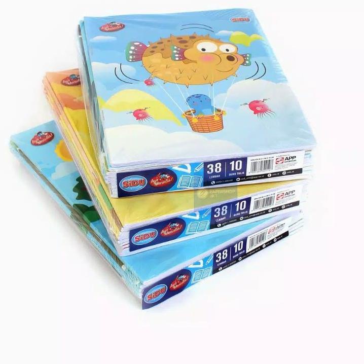 

⸨VeK ♚⸩ Buku Tulis Murah SIDU 38 Lembar Dapat 10 Buku /Super nyaman