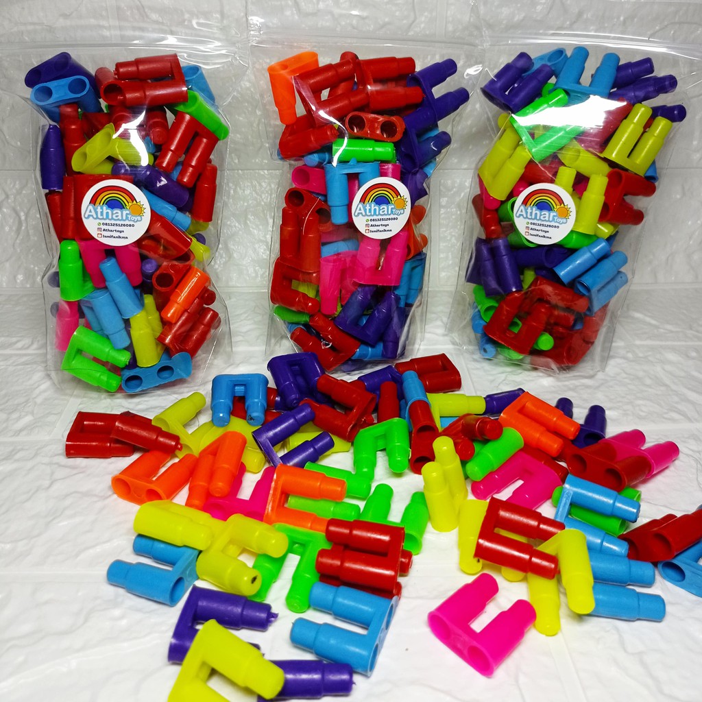 100 gr LEGO BOMBIK ROKET UKURAN  BESAR / BOMBIK ROKET PELURU/LEGO ROKET JUMBO/MAINAN JADUL