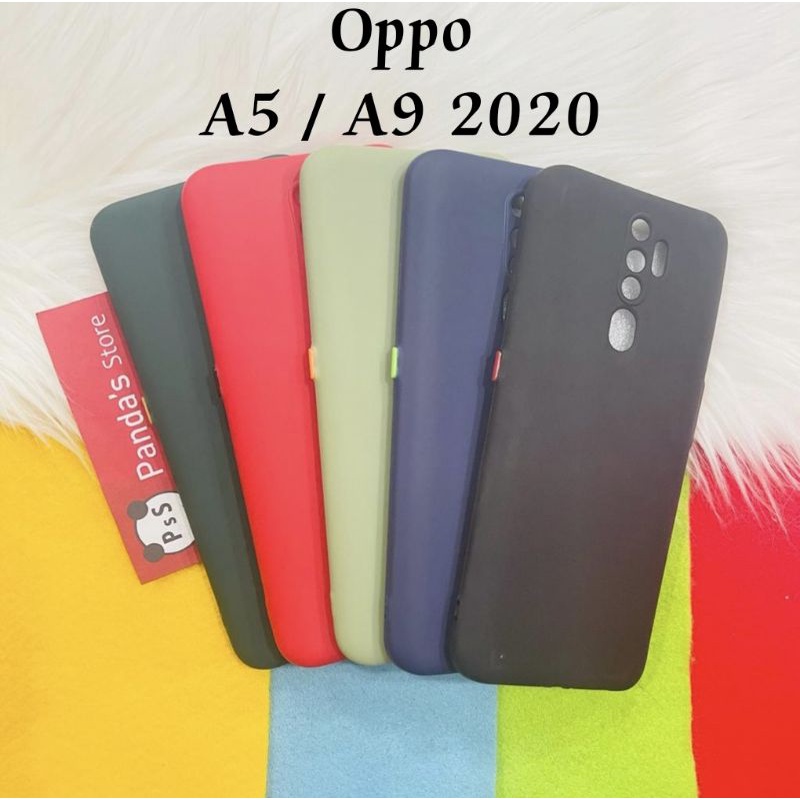 Case Oppo A5 2020 / A9 2020 Babycase + Pelindung Kamera, Makaron Full Color (PsS)