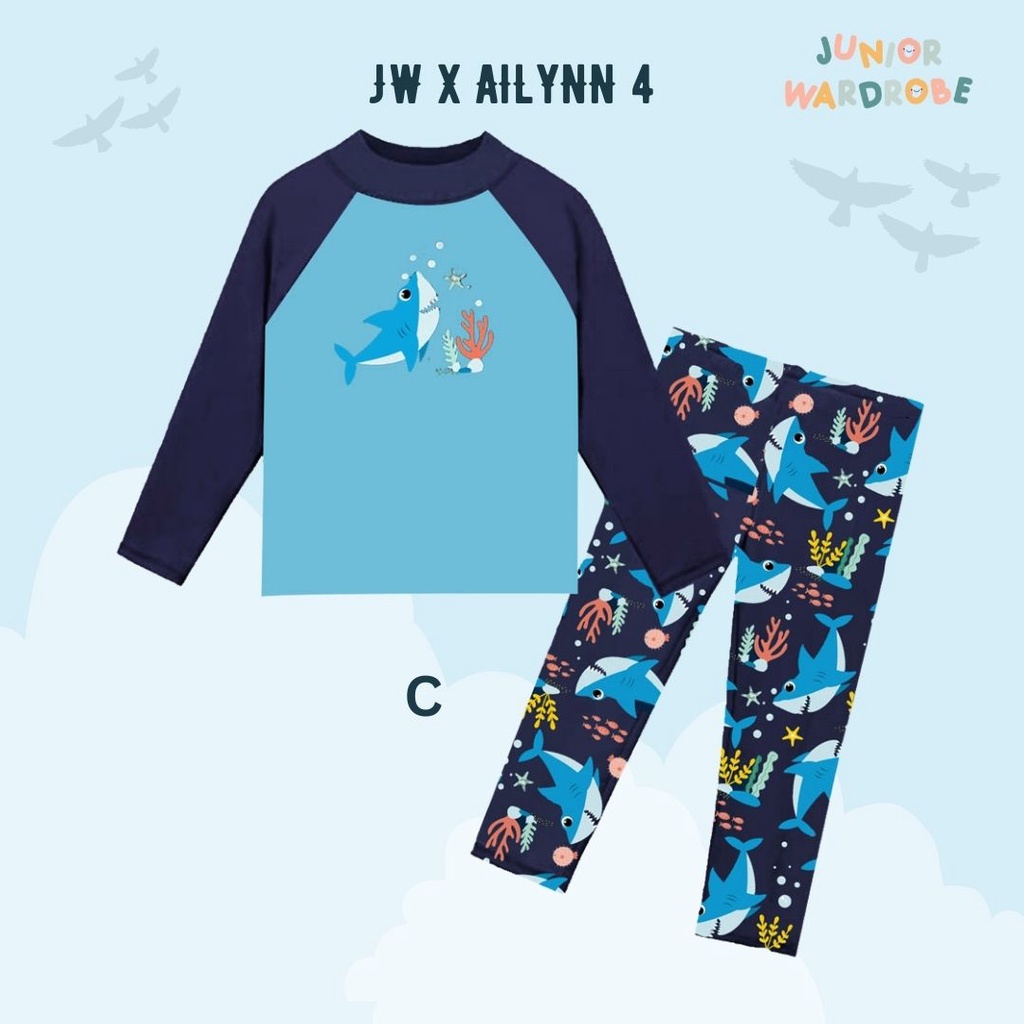 Baju Renang Anak Laki Laki Junior Wardrobe X Ailynn Stories Vol.4