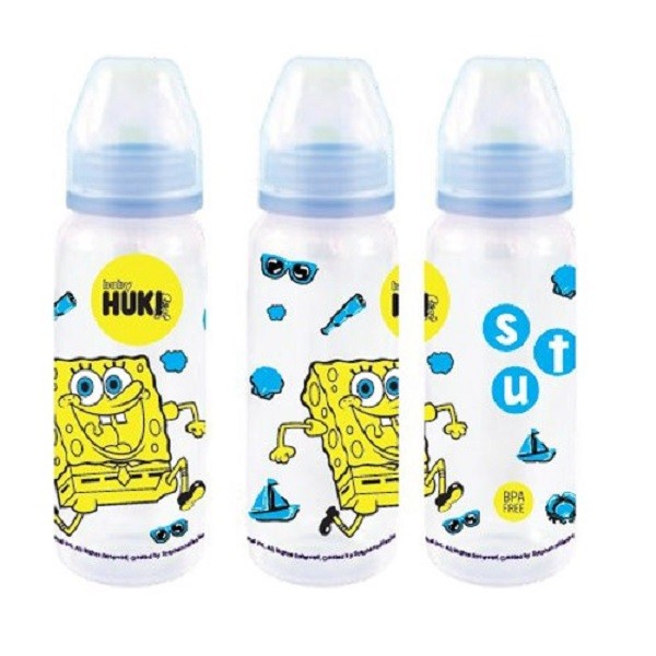 HUKI Baby CI0334 Botol Huki PP BP Caracter A 240 ml