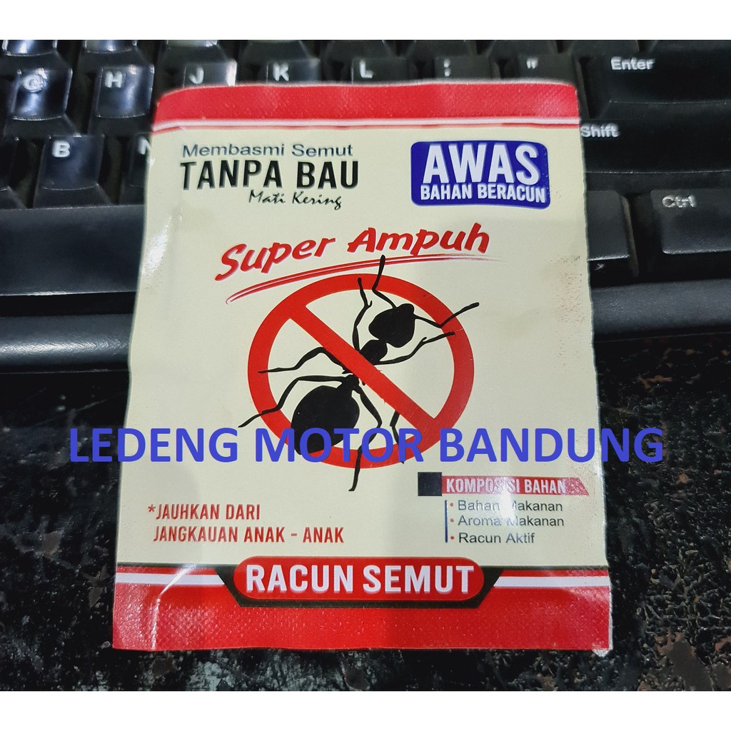 Sachet Racun Semut Super Ampuh Umpan Siap Pakai Aroma Makanan