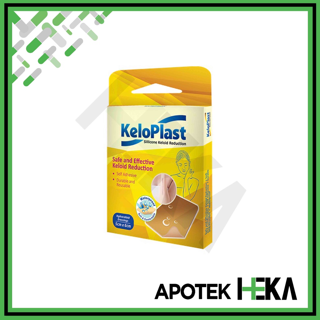 Keloplast Sillicone Keloid 5x6 cm - Penghilang Keloid Bekas Luka (SEMARANG)