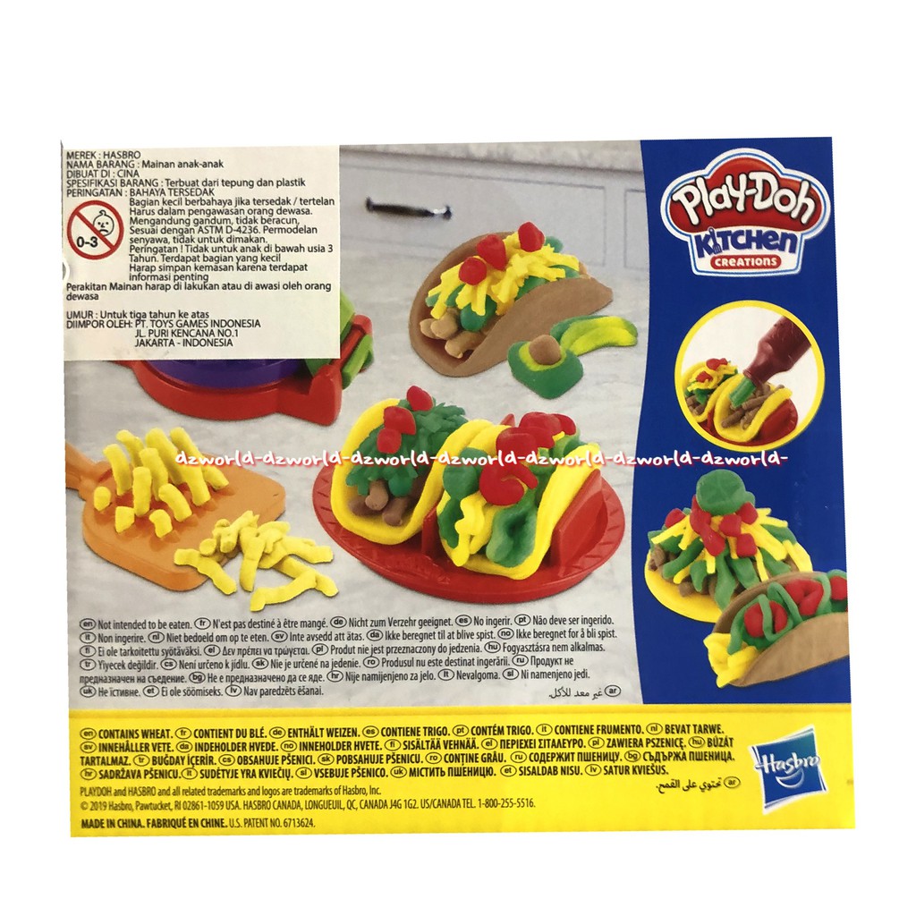 Play-Doh Kitchen Creations Kebab Maker Food Mainan Lilin PlayDoh