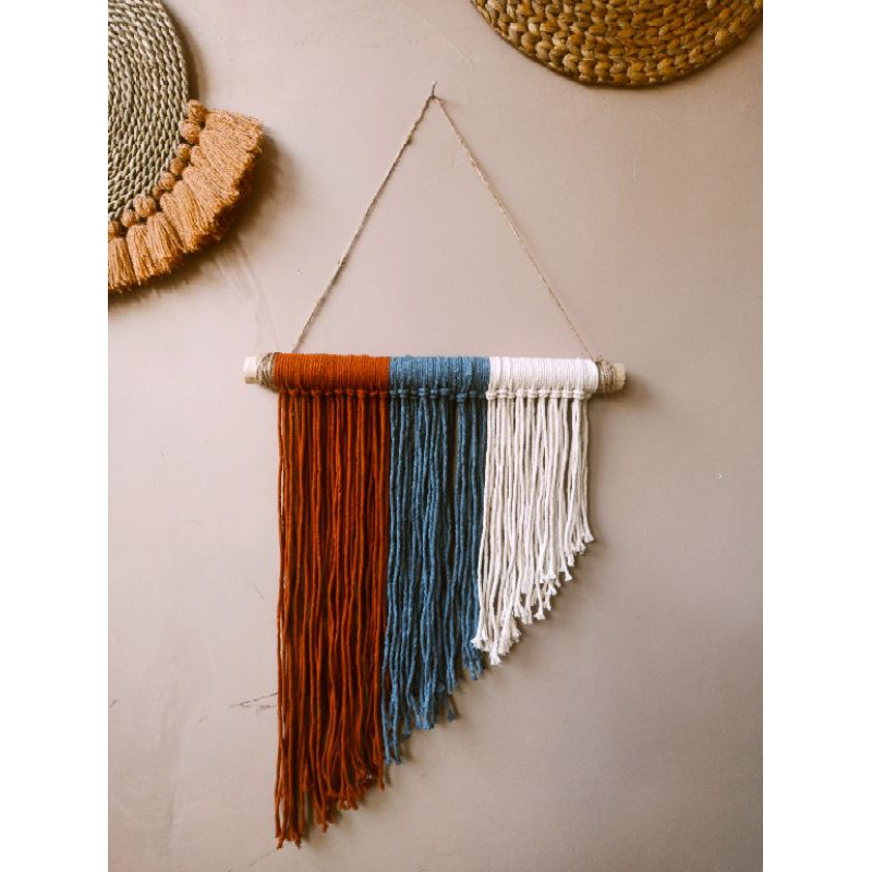 macrame warna wall hanging