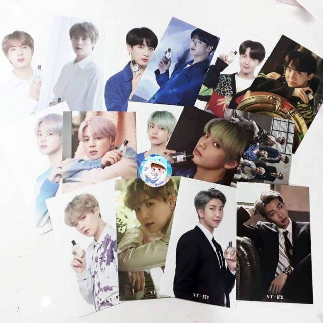 READY BTS x VT Perfume photocard set fullset