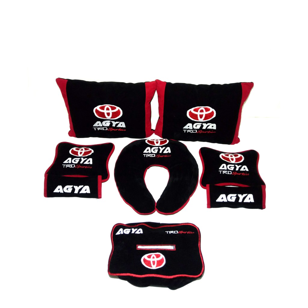 Agya TRD Sportivo bantal aksesoris mobil