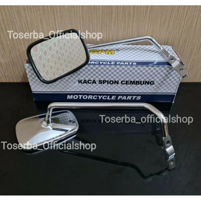 Spion Vespa / Kaca Spion Vespa / Kaca Spion GPM Cembung Kotak Vespa Plat Langsungan PX PXE Excel sup