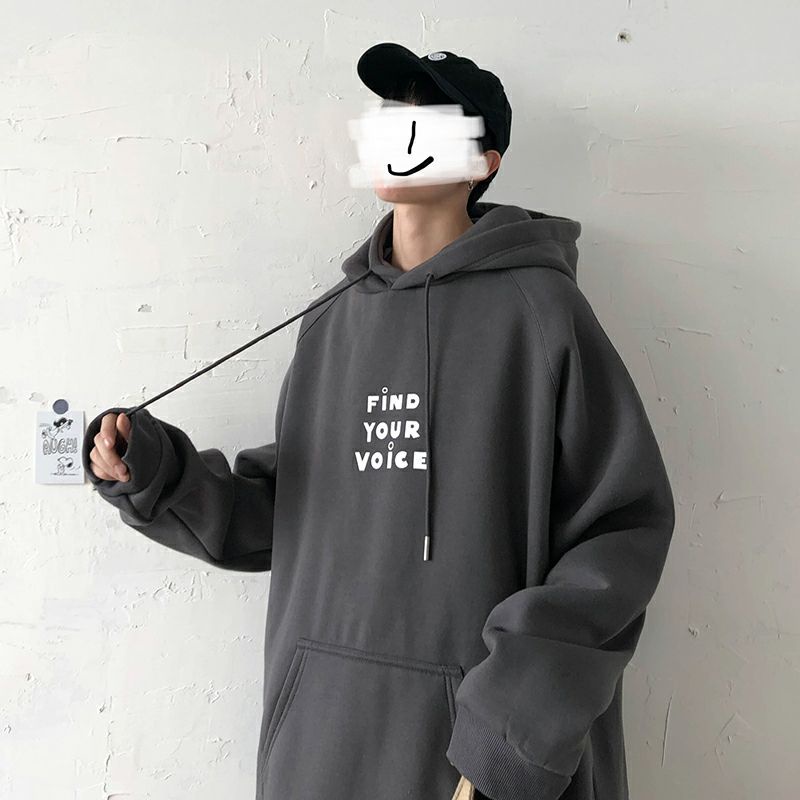 S - XXXXXL(6XL) Hoodie FIND YOUR VOICE Jaket Fleece Oversize Harajuku BIGSIZE Unisex Korean Style Jaketin aja