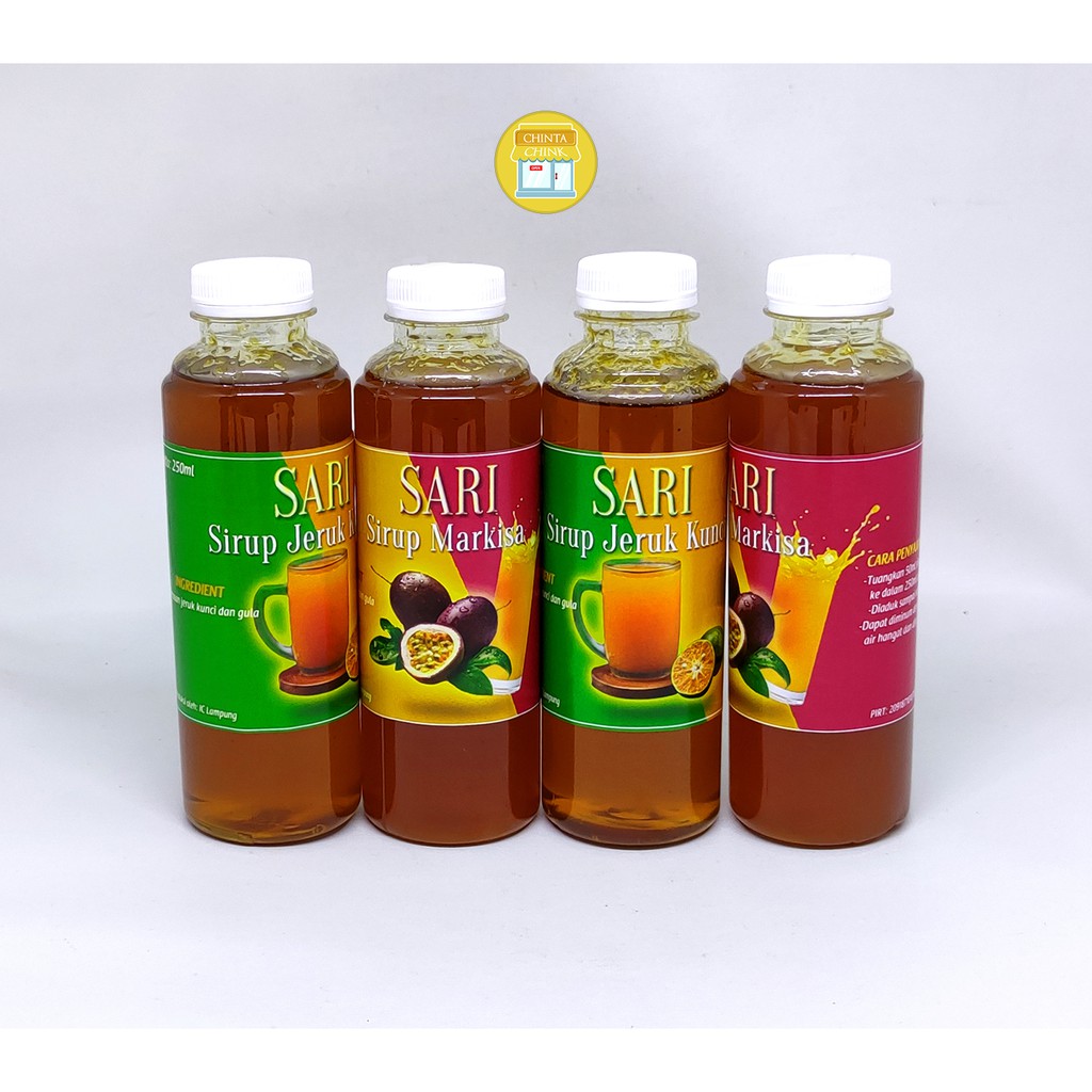 

Sirup Buah Merk SARI Markisa & Jeruk Kunci Asli Siap Saji Botol 250ml