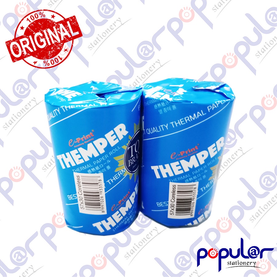 

Kertas Struk Register Kasir Thermal Roll Paper Eprint 57 x 30