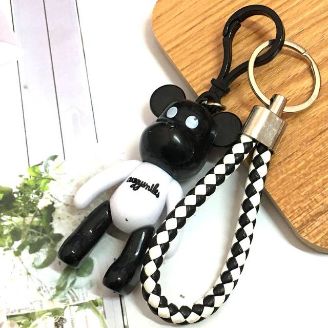 POPOBE Keychain Gantungan Kunci Murah Violent Bear Kado Unik Soevenir Murah