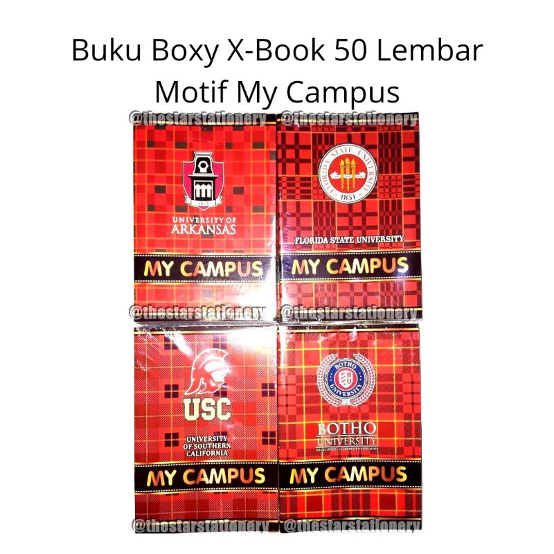 

Buku Boxy X-Book 50 Lembar ( 1 Pack isi 10 Pcs)