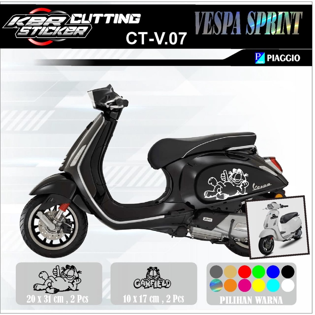 cod CUTING STIKER CUTING STICKER MOTOR VESPA 01