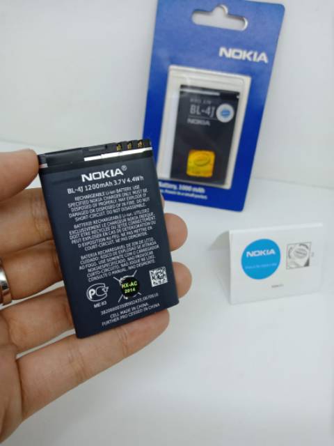 Baterai Nokia BL4J BL 4J Baterai Nokia Lumia 620 600 C6-00 Batre Nokia 620 BL-4J ORIGINAL 1200mAh