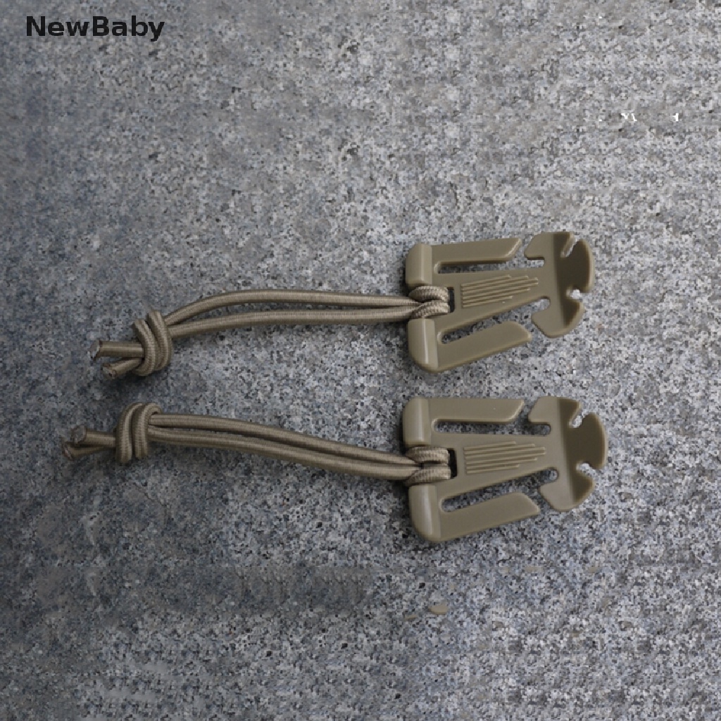 Newbaby 1Pc Klip Gesper Gantung Tali Elastis Taktis Untuk Tas Backpack