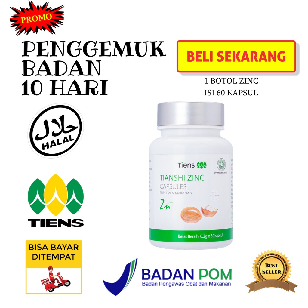 SUPLEMEN PENGGEMUK BADAN DEWASA PERMANEN TIENS | OBAT GEMUK BADAN ORIGINAL TERLARIS TERMURAH |