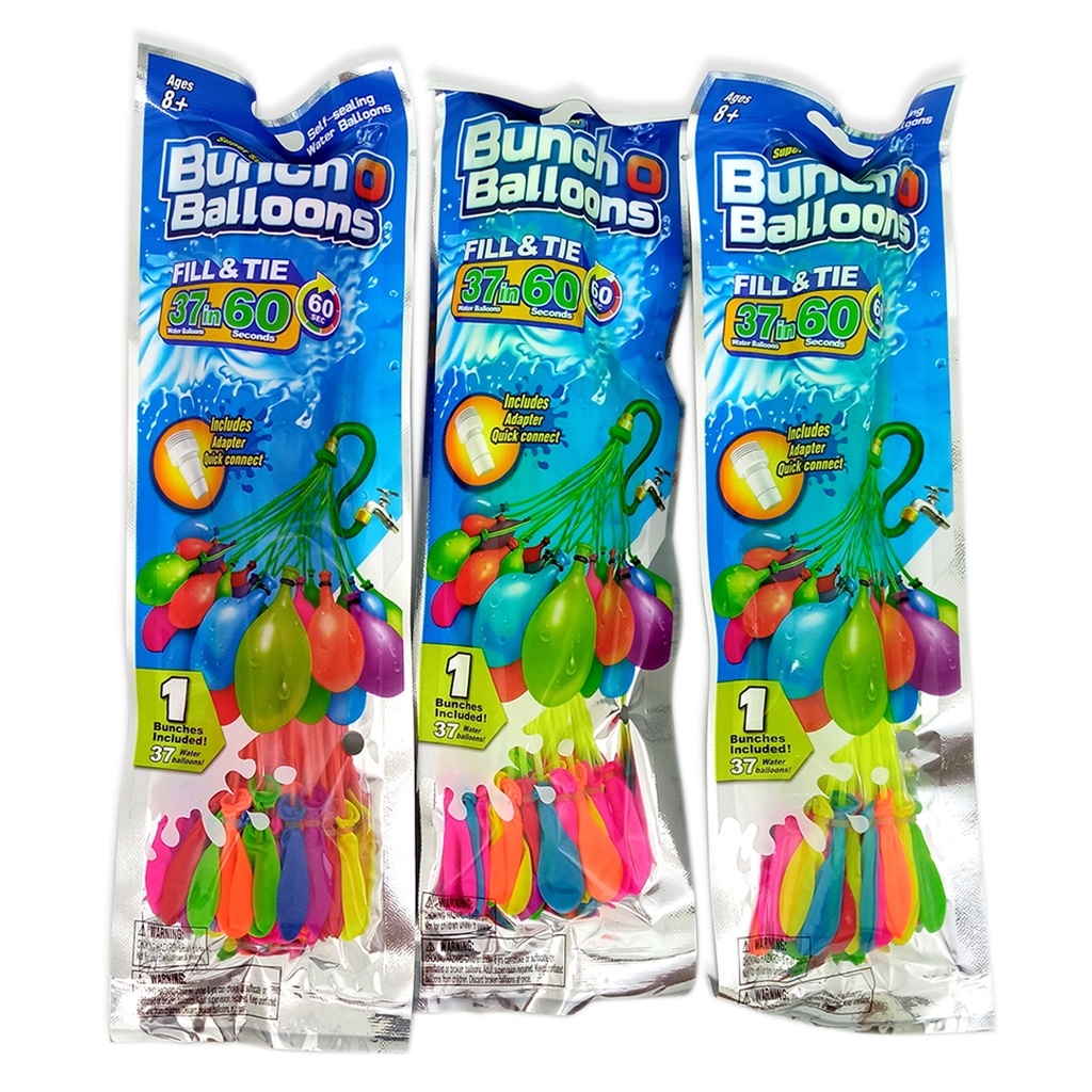 37pcs Mainan Perang Balon Air Ajaib Magic Water Balloons