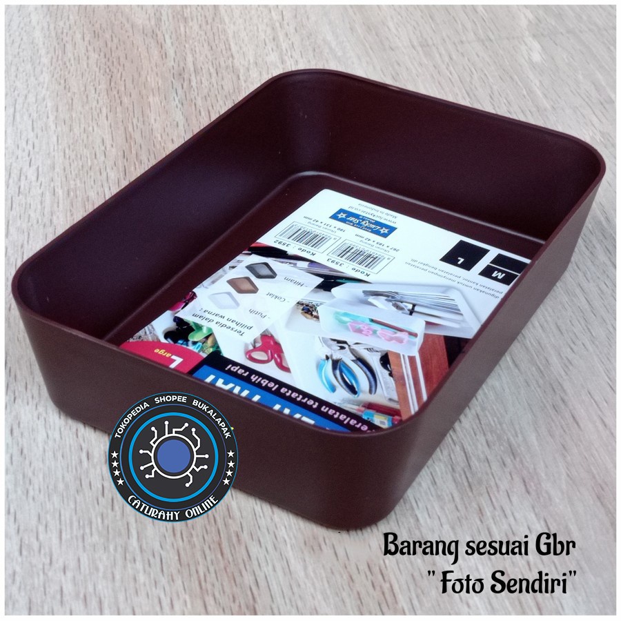 Display tray M tempat kancing plastik lucky star tempat peralatan