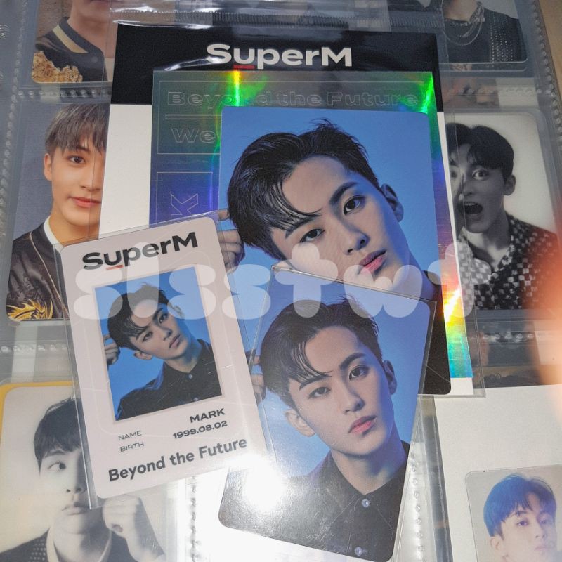 ID CARD + DECO STICKER BEYOND LIVE SUPERM MARK