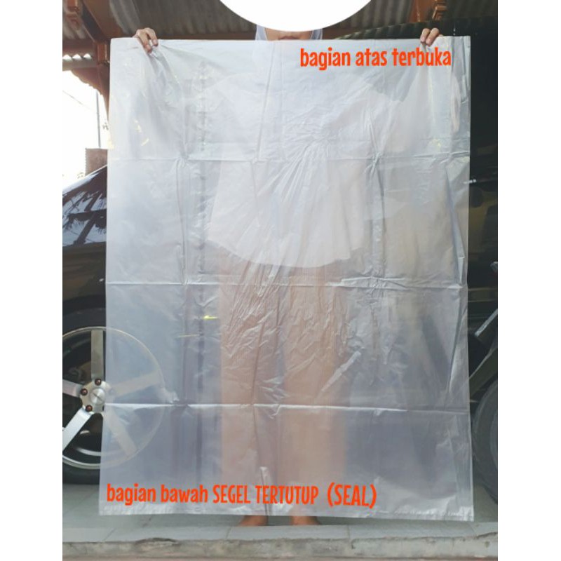 Kantong Plastik Besar | Bungkus Lebar | Cover Penutup Boneka Jumbo  Laundry Londry Bening Transparan