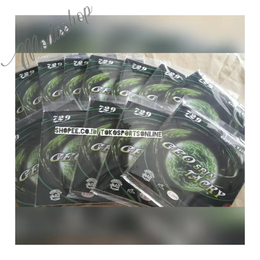 GEO SPIN TACKY 729 KARET BAT PINGPONG RUBBER