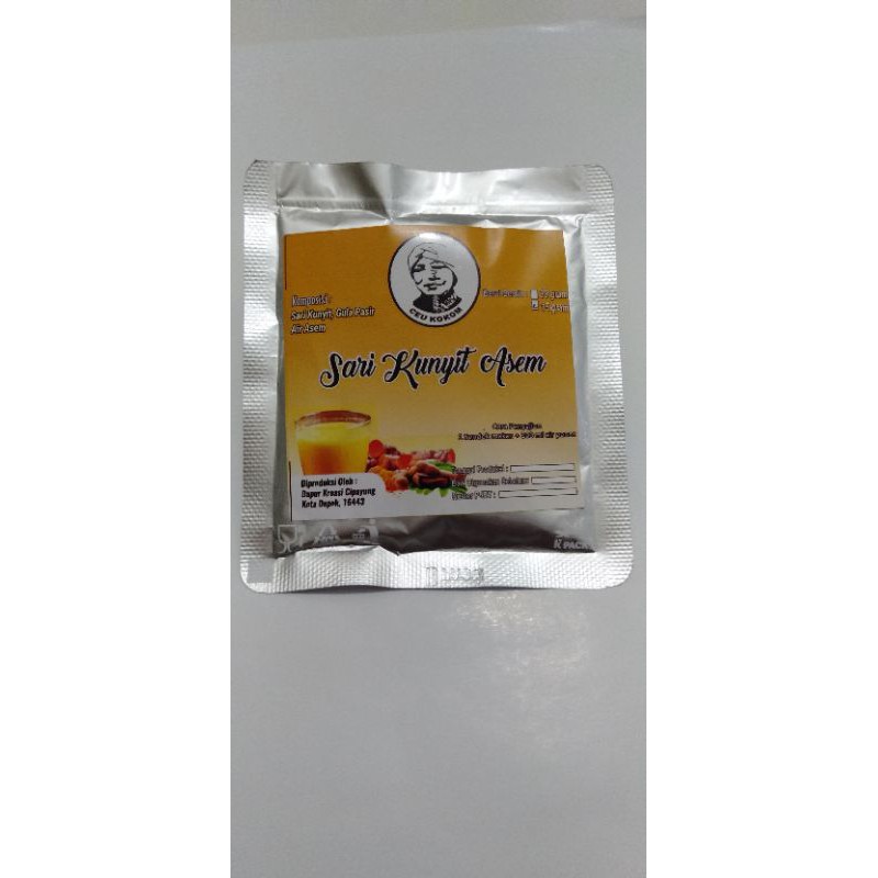 

Sari Kunyit Asam CV Dapur Kreasi Ceukokom