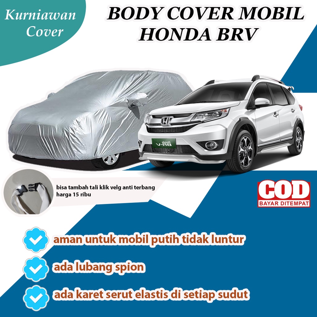 Cover Mobil/Cover Body Mobil BRV/Sarung mobil BRV urban/Cover mobil Honda BRV CRV HRV Polyester