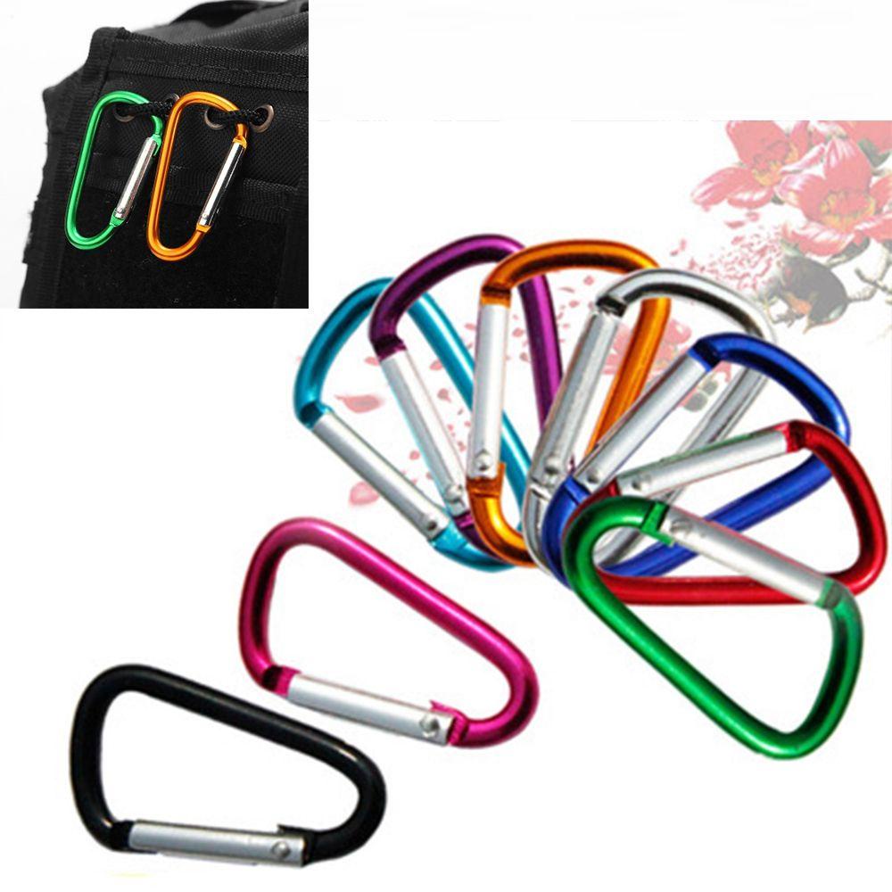 CHOOKYY Chookyy 5/10pcs Gesper Panjat Kualitas Tinggi Peralatan Safety Alloy Carabiner