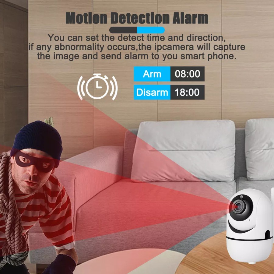 CCTV KAMERA INDOOR KERUI IP Camera Cam CCTV Tuya Auto Tracking Mengikuti Gerakan