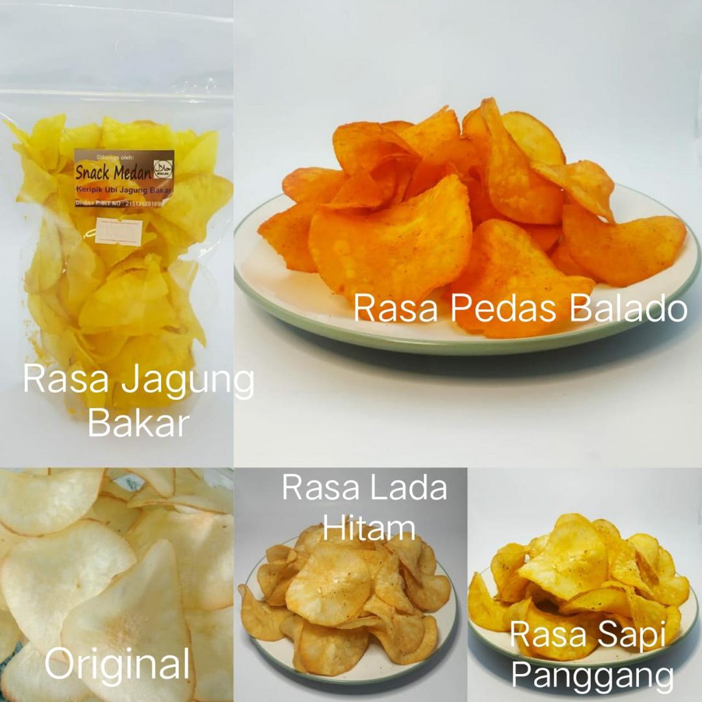 

Keripik Singkong Aneka Rasa 100gr Snack Rumahan Murah Cemilan Enak Kerupuk Gurih dan Renyah