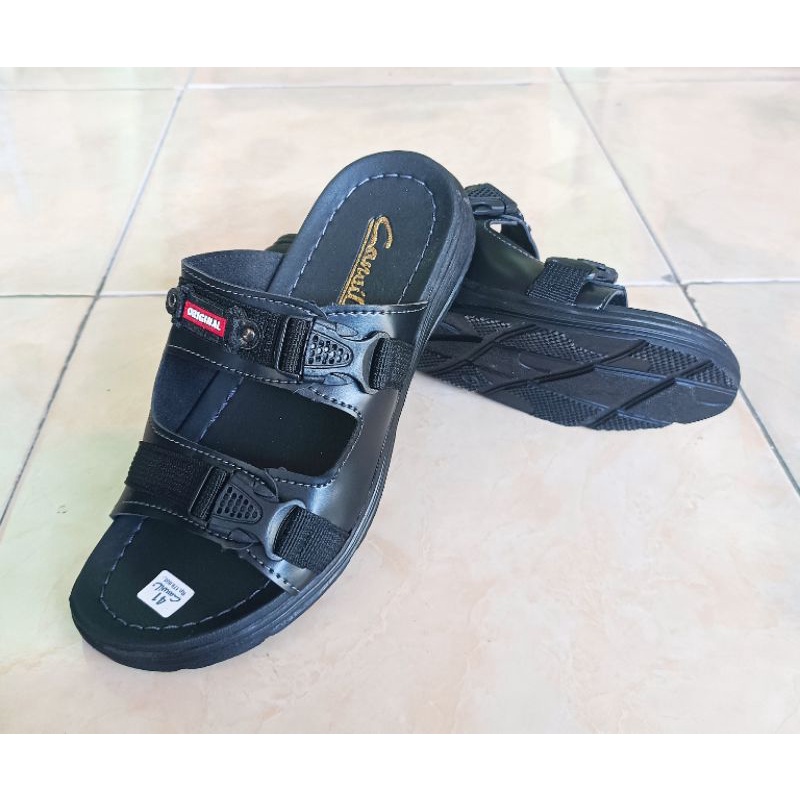 TERLARIS SANDAL SELOP PRIA CASUAL GUNUNG SENDAL LAKI-LAKI TERBARU